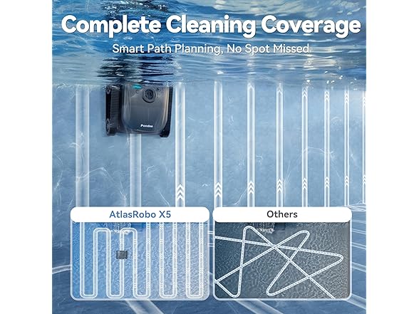 X5 Cordless Robotic Pool Cleaner