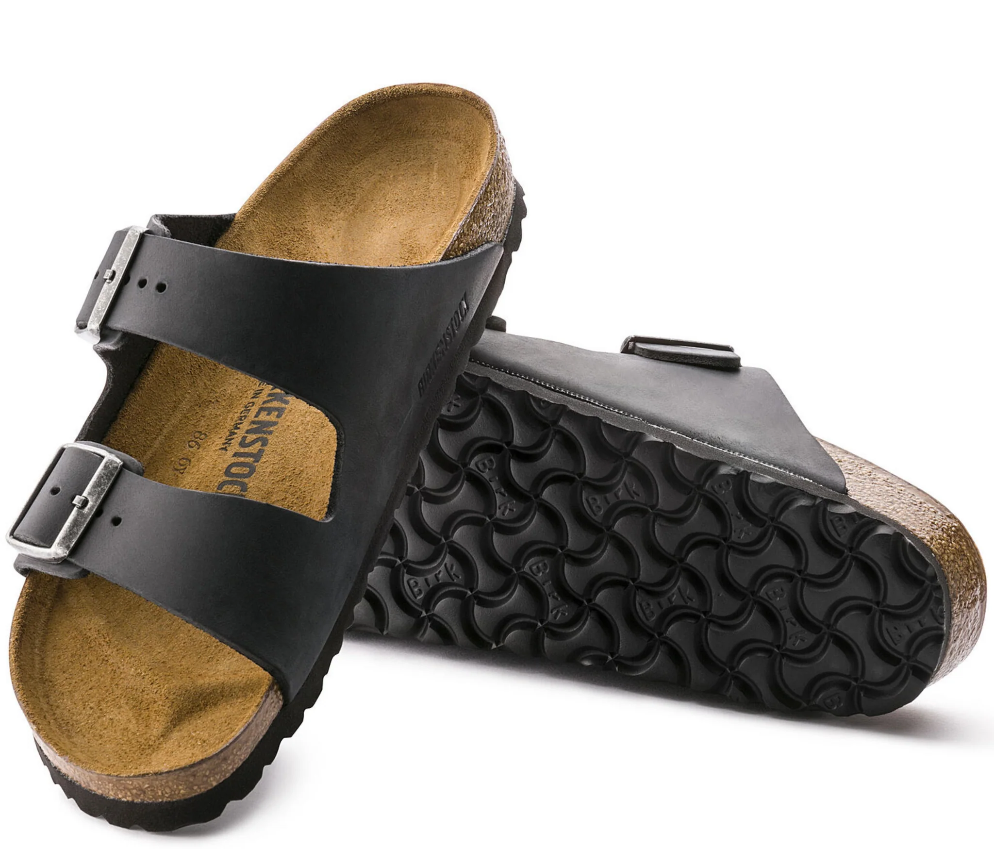 Birkenstock Unisex Arizona Oiled Leather Sandals - Gallery 9