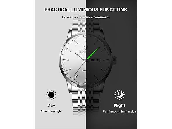 JOOEASI White Steel Watch