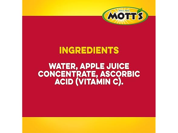 Mott's Apple Juice, 8oz bottles, 6pk