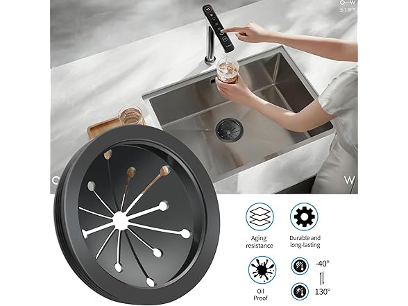 Dincerpen Garbage Disposal Splash Guard