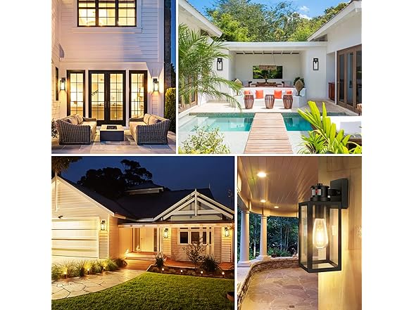 TOBUSA 2-Pack Motion Sensor Outdoor Lights