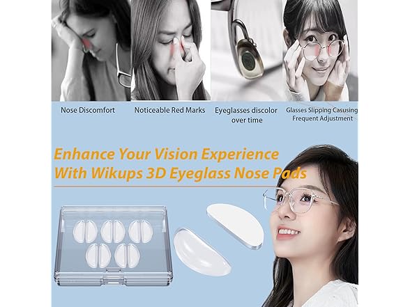  Wikups Eyeglass Nose Pads, 5 Pairs
