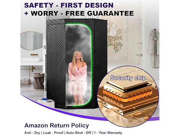 RRGFB Steam Sauna Tent for Home