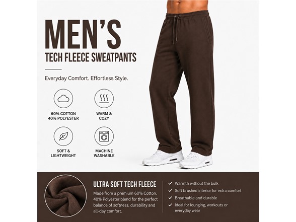 Mens Tech Fleece Performance Sweatpants