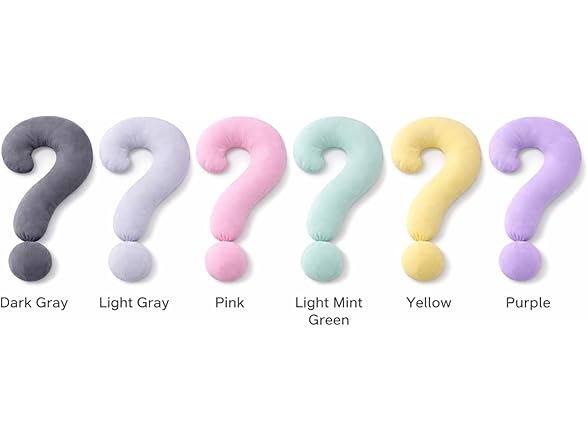 Evolive Question Mark Pillow