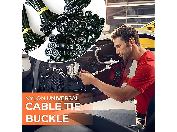 FXiaoy AAP-Auto-061 150PCS Cable Tie Buckle