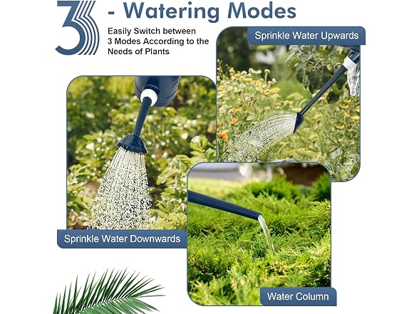 Qilebi 2 Gallon Watering Can Long Spout