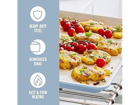 GreenLife Bakeware 18” x 13” Half Cookie Sheet 