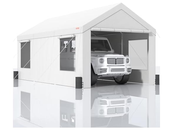 Carport, 12 x 20 ft Heavy Duty Car Canopy with