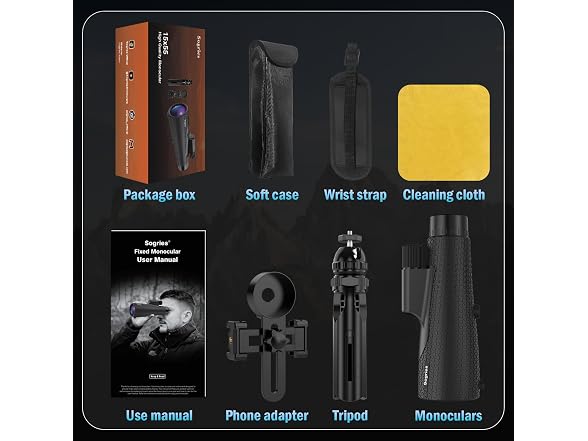 Sogries 15x55 Monocular Telescope