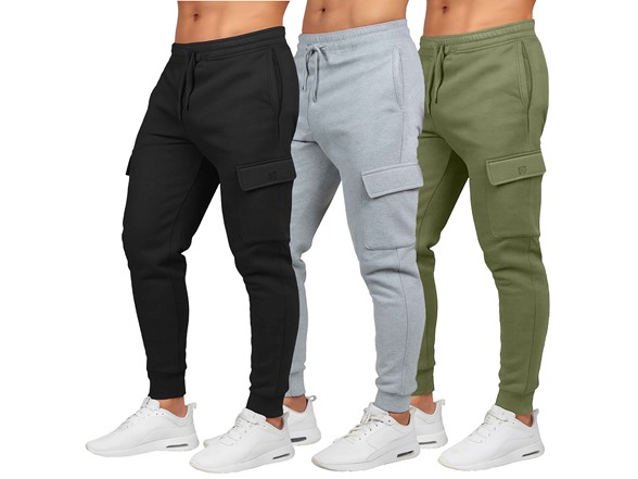 Black - Heather Grey - Olive