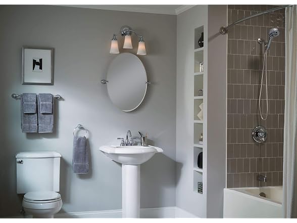 Moen Y2624CH Banbury 24-In Towel Bar, Chrome