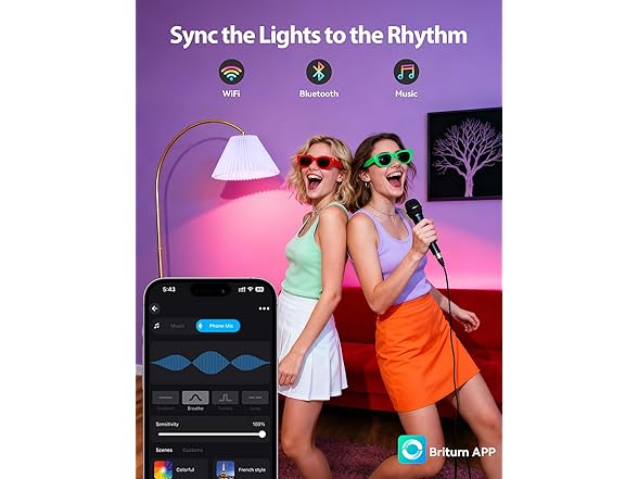 Odnora B0FQV62PX5 LED Smart Light Bulbs