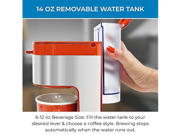 Kenmore Single Serve Coffee Maker Red