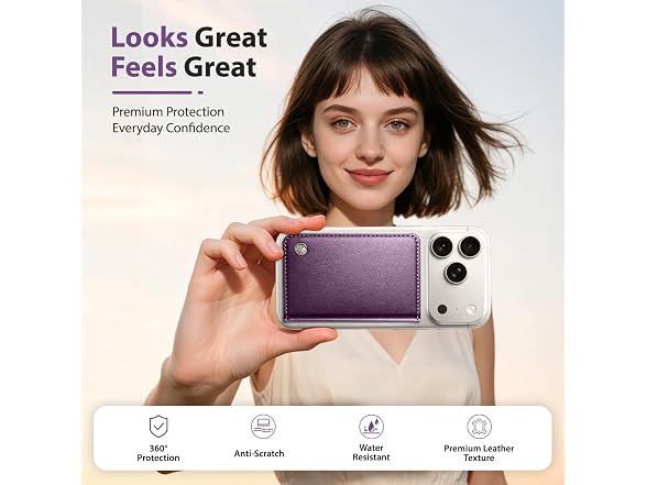 VEWWA Magnetic Wallet for iPhone