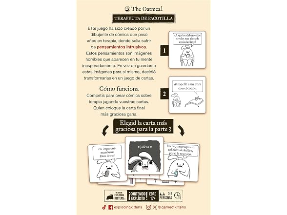 Exploding Kittens Terapeuta Horrible: Edición Extra Horrible