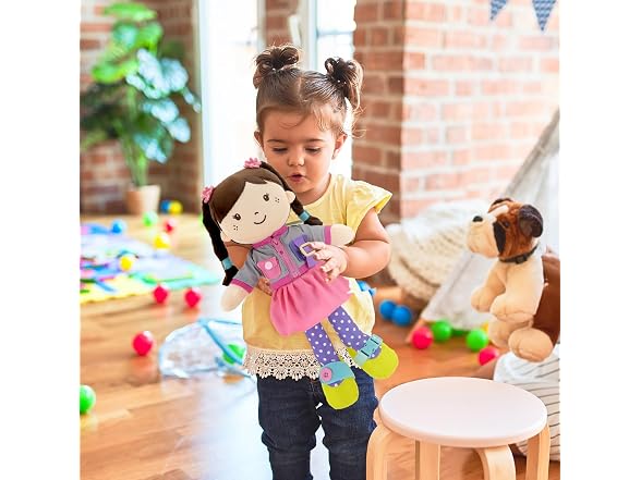 Linzy 15" Learn to Dress Stuffed Doll