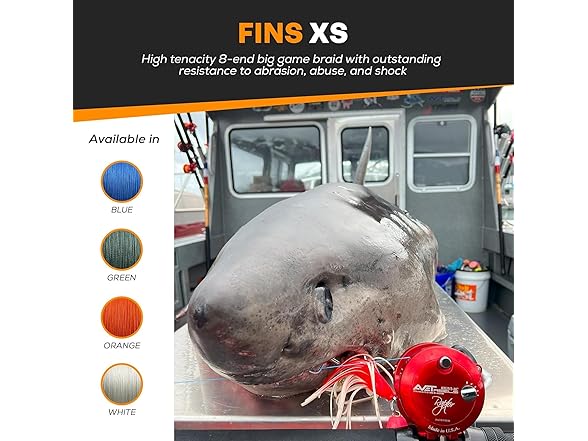 FINS XS Big Game Braid - Fishing Line