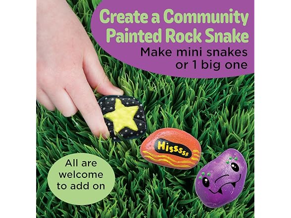 Creativity for Kids Rock Snake Bucket Kit