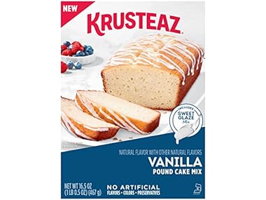$7.99, Was $11.99, 33% Off! Krusteaz Vanilla Pound Cake Mix, Baking Mix dealfomo