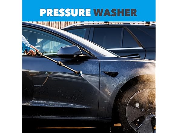 Pulsar 725 PSI 40v Cordless Pressure Washer with 5-in-1 Spray Nozzle