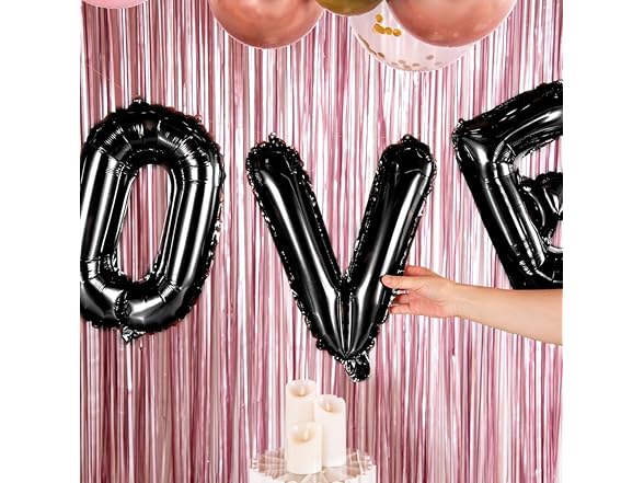 Restaurantware-Balloonify 16 Inch Letter Balloon "V" Black