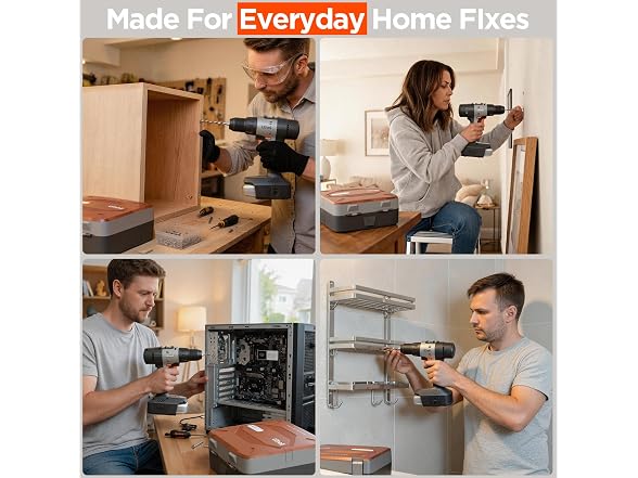 Litheli 20V Cordless Drill Driver Set