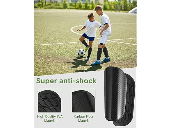 Yegfit Carbon Soccer Shin Guards Sleeves