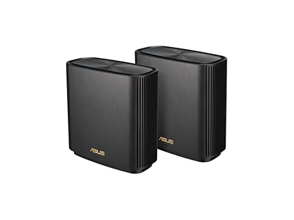 ASUS ZenWiFi - AX7800 WiFi 6 AiMesh Home Wireless System - Black (2-Pack)