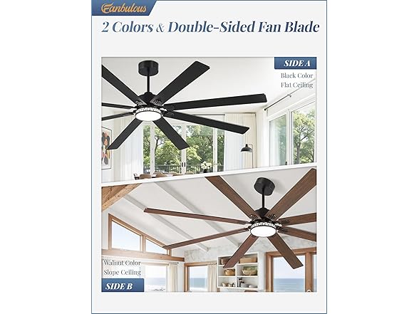 Fanbulous 84" Ceiling Fan W/Light
