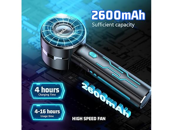 2pcs Portable Turbo Fan