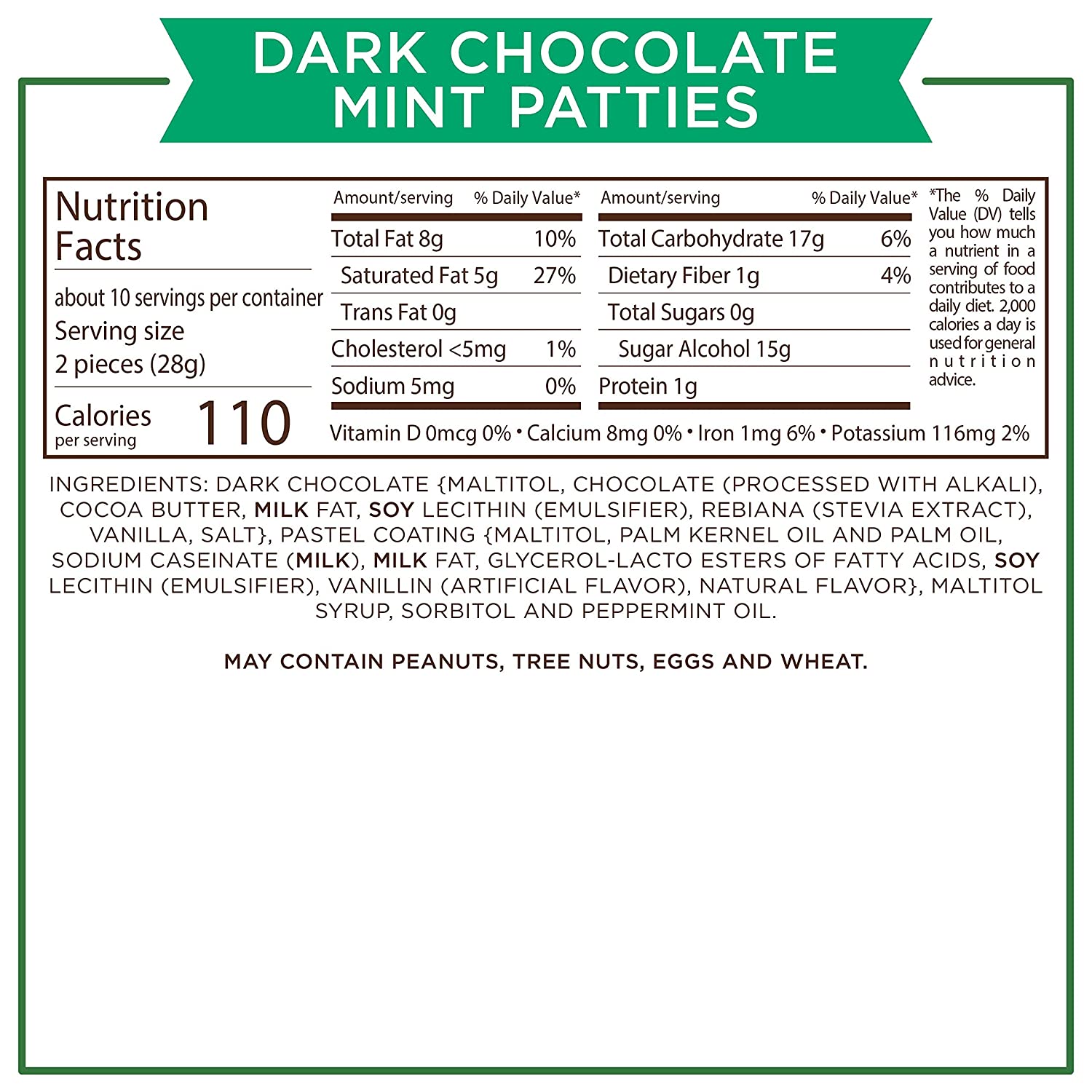 Russell Stover Sugar Free Mint Patties w/ Stevia - Gallery 13