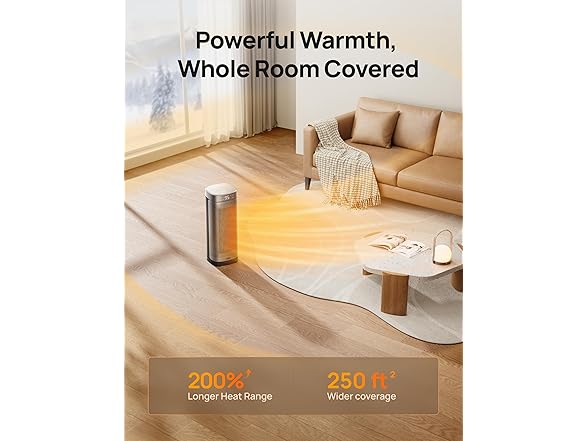 Dreo Indoor Use Space Heater, 16 Inch (Open Box)