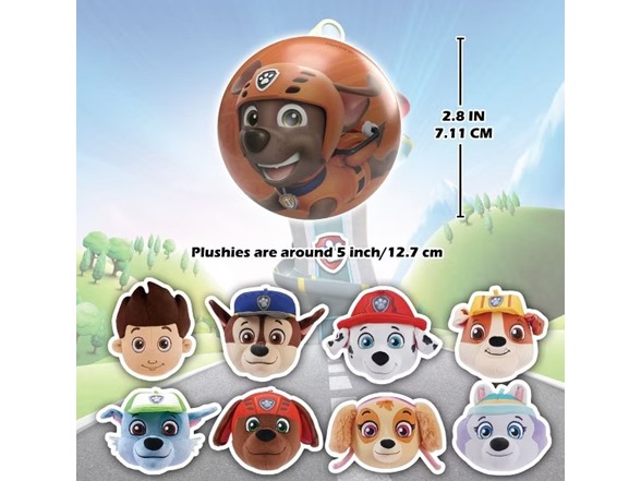 Miraball Surprise Plush - PAW Patrol 4PK