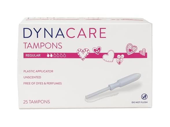 25ct Dynarex Regular Tampons
