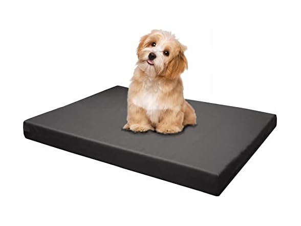 Dogbed4less Memory Foam Dog Bed 42X28X3 Space Gray