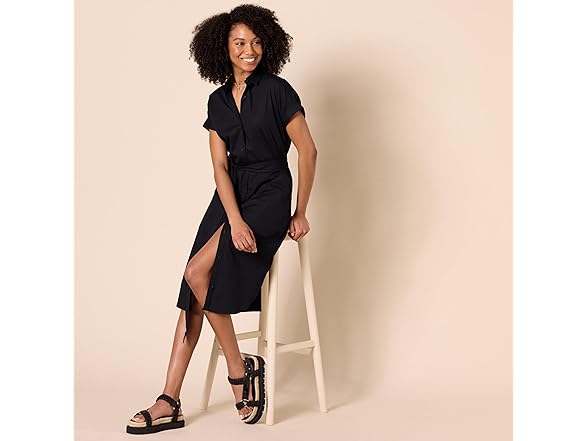Amazon Essentials Womens Relaxed Shirt Dress