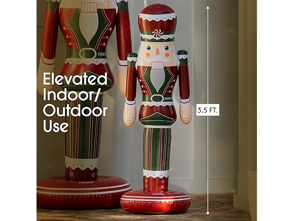 FUNBOY FUNBOY Peppermint Inflatable Nutcracker