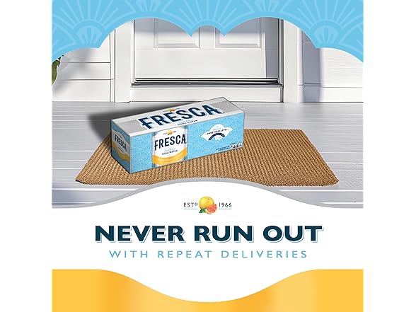 6PK Fresca Citrus Soda Soft Drink, 16.9 fl oz