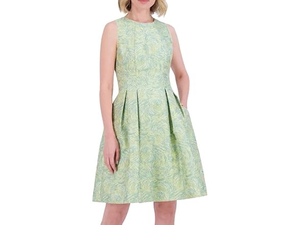 Vince Camuto Women Sleeveless U-neck Mini Dress