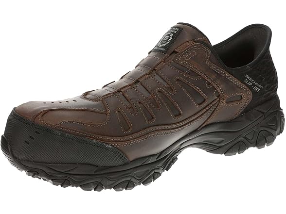 Skechers Holdredge Slip-In Brown 10W