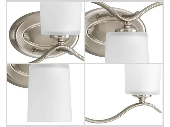 Inspire 3-Light Bath Vanity, Nickel