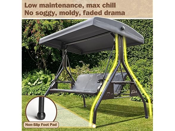 ZZW 8006 Textilene Patio Swing A-frame