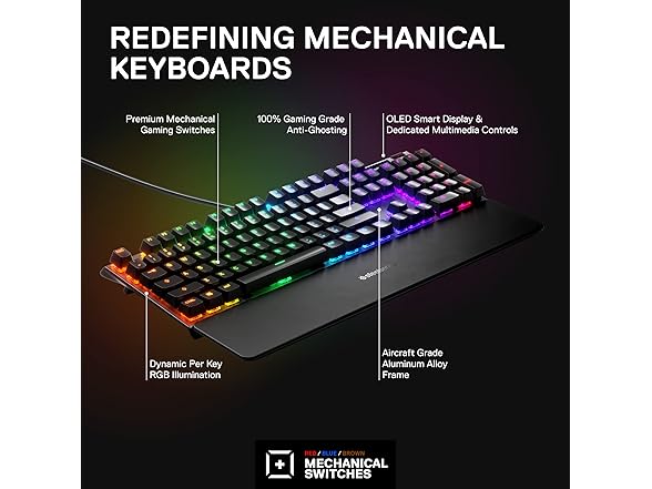 SteelSeries Apex 7 Mechanical Gaming Keyboard