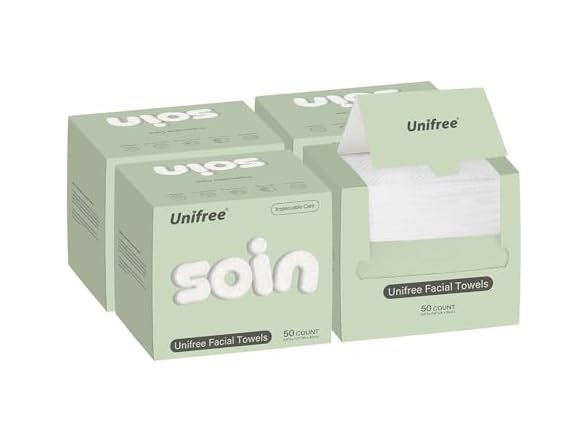 Unifree Facial Towels I Towelettes I Dry Wipes