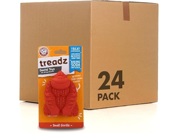 Arm and Hammer for Pets Super Treadz Mini Gorilla 24 Pack