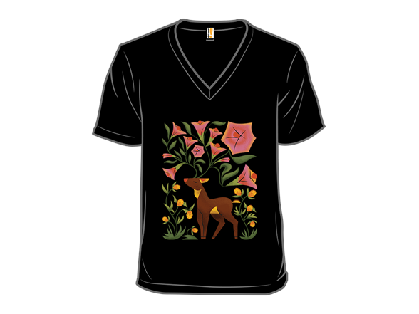 Deer and Flowers