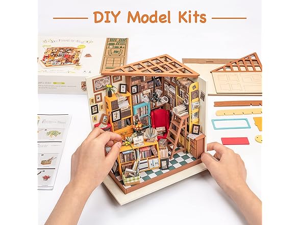 ROBOTIME DIY Miniature House Kit for Adults