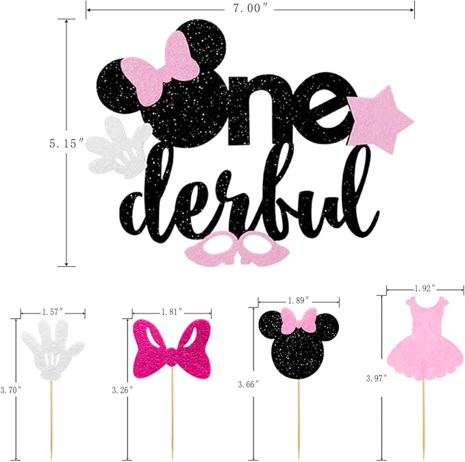 Set of 58 Mickey Inspried Cake Toppers - Gallery 13